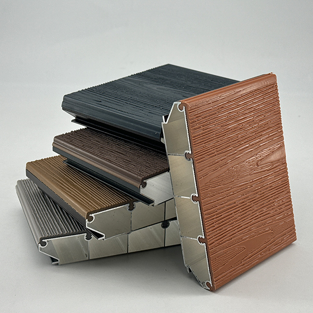 Aluminum flooring Bodenbelag aus Aluminium