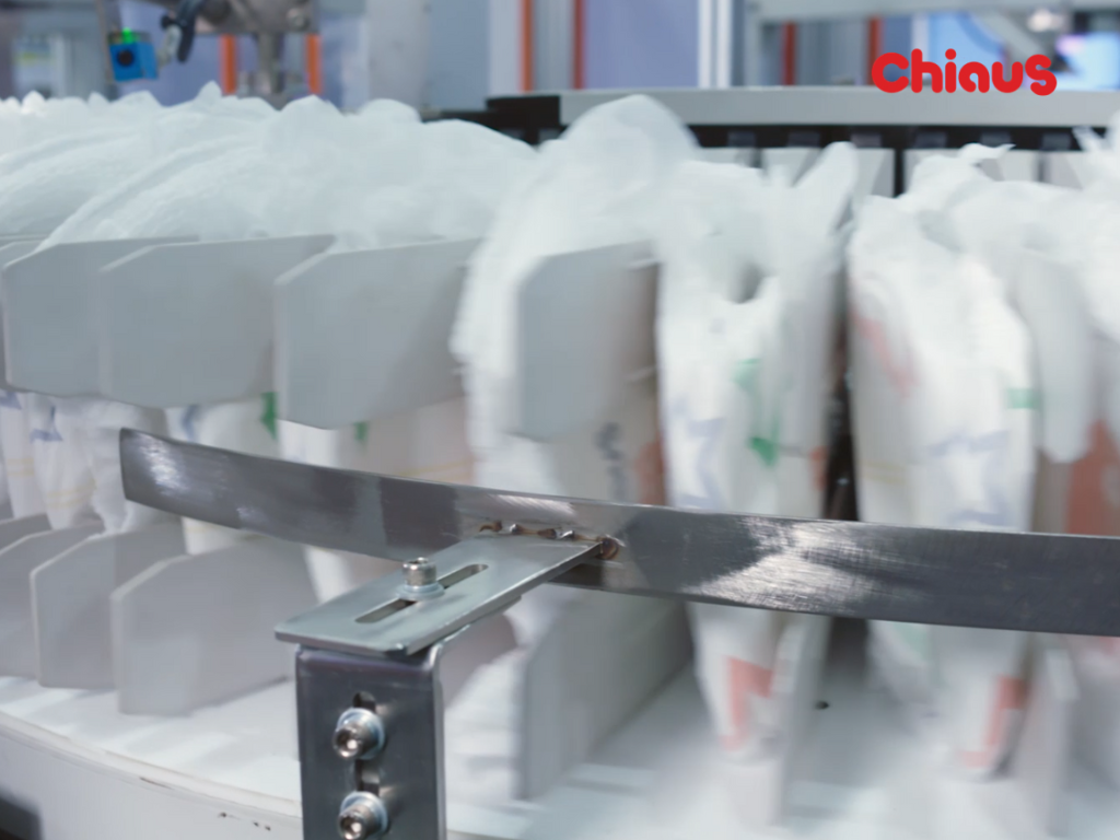 baby diapers production line garis produksi popok orok
