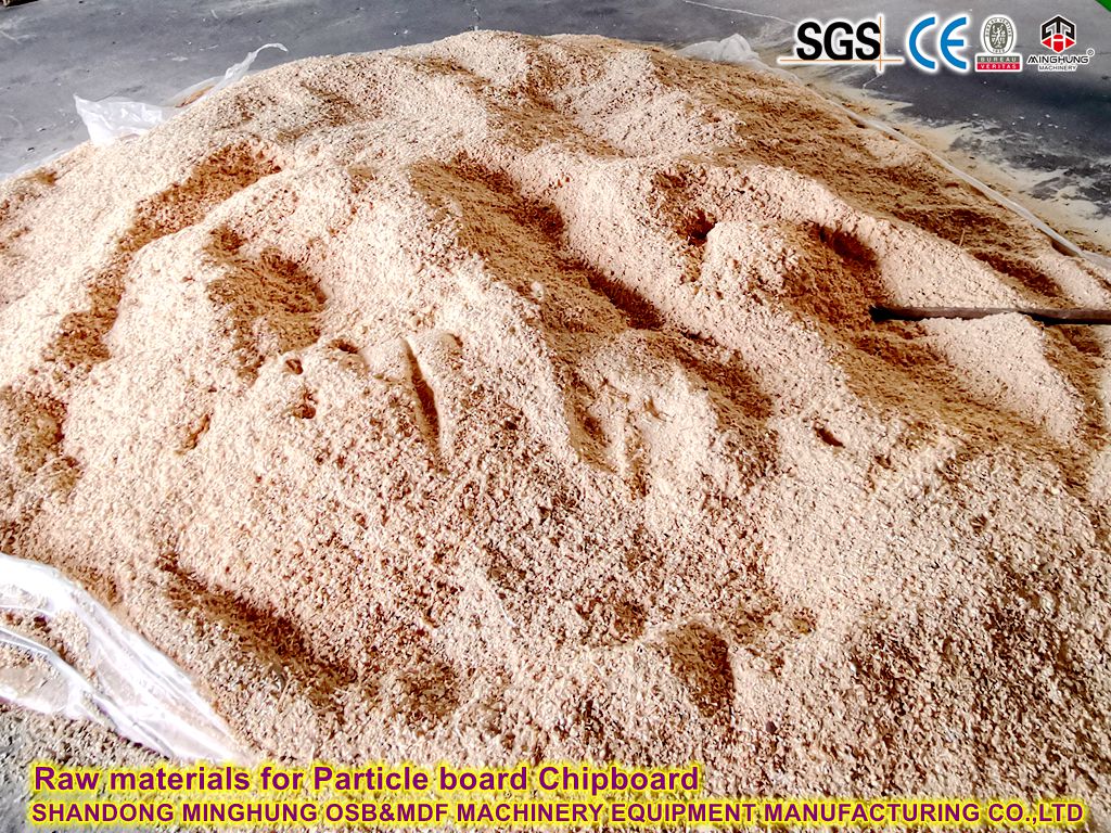Raw materials for Particle board Chipboard ДСП үчүн чийки зат