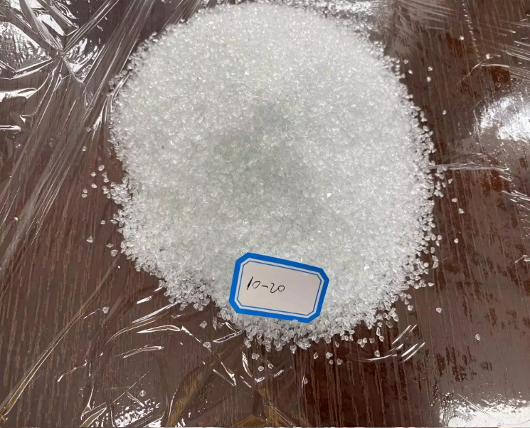 4-6 Mesh High Purity Glass Cullet for Aquariums Vetro di scarto di vetro ad alta purezza da 4-6 maglie per acquari