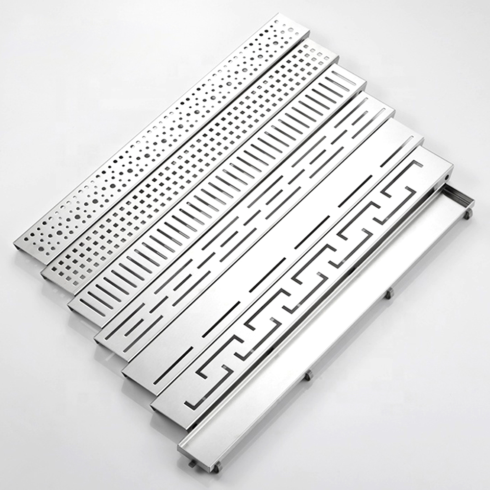 Shower Drain with Tile Insert Grate Hair Filter Imber Exhaurire cum Tile Insert Grate Hair Filter
