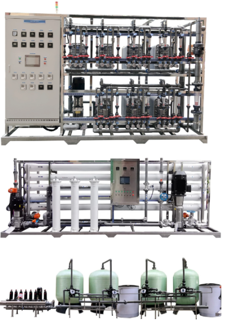 Caldera de sistema de agua industrial RO EDI de 40 tph