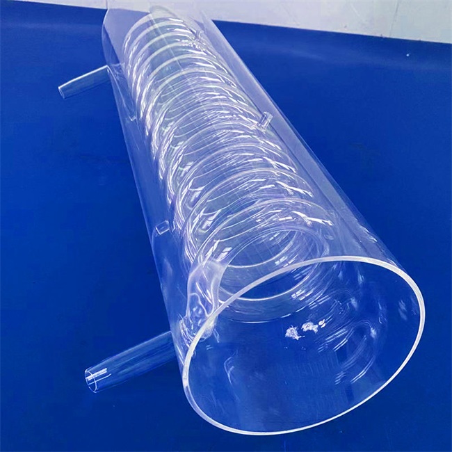Diameter 3-500mm spiral quartz glass heating tubes Spiralheizrohre aus Quarzglas mit einem Durchmesser von 3–500 mm