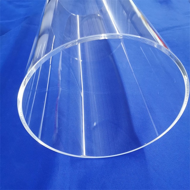 3-300mm large diameter photovoltaic transparent quartz glass tube 3-300 مم أنبوب زجاجي كوارتز شفاف كبير القطر
