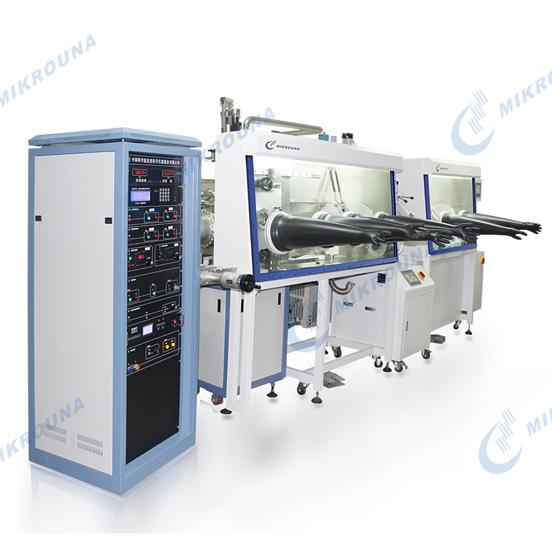 Glove Box Evaporation Film Coating All-in-one Machine Meaisín Uile-i-Aon Cumhdach Scannán Galú Bosca Glove