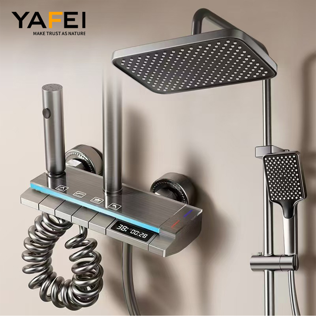 12 Inch Rainfall Shower Faucet Set Handheld Wall Mount Bathroom 12 Inch Rainfall Shower Faucet Set Handheld Wall Mount Bathroom