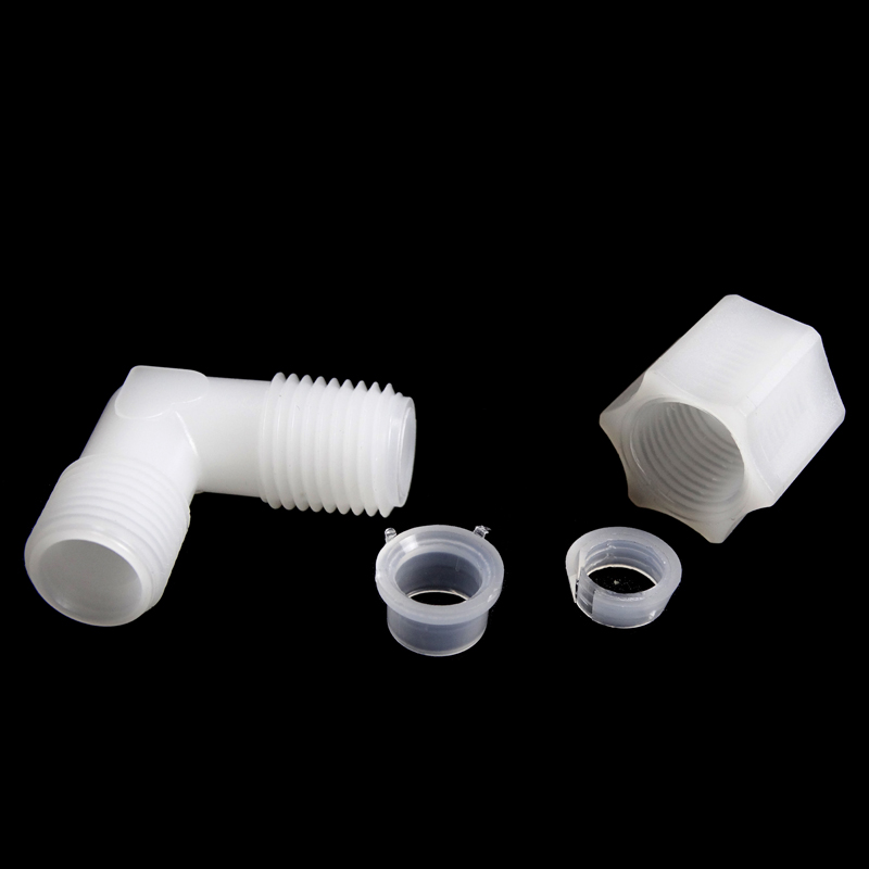 PN16 PVDF ท่อส่งของเหลวที่มีฤทธิ์กัดกร่อนข้อศอกชาย
