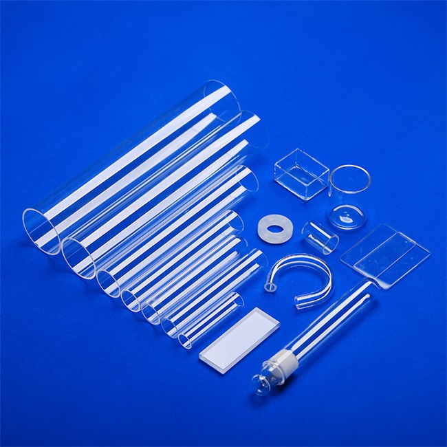 High purity vacuum furnace quartz glass tube Tubo de vidrio de cuarzo para horno de vacío de alta pureza
