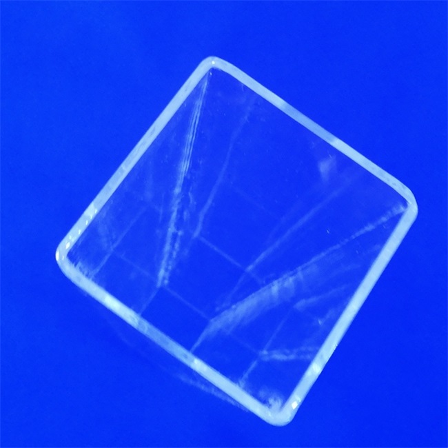 Geschmolzenes quadratisches Quarzglasrohr