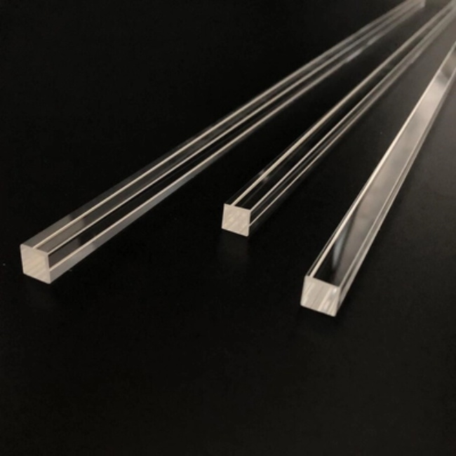 Custom square solid capillary quartz rod Asta di quarzo capillare solida quadrata personalizzata