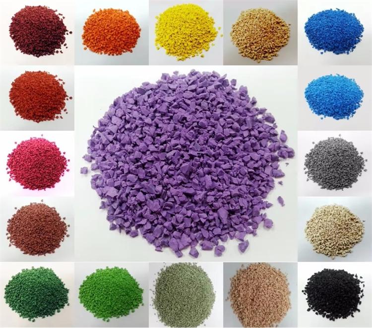 Colored EPDM particle جسيمات EPDM ملونة