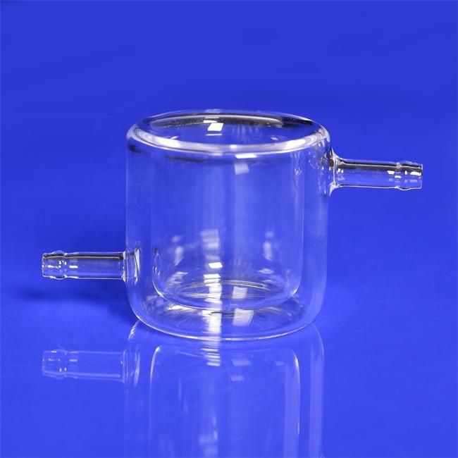 Transparent quartz double-layer reactor Wholesale supplier Transparante kwarts dubbellaagse reactor Groothandel leverancier