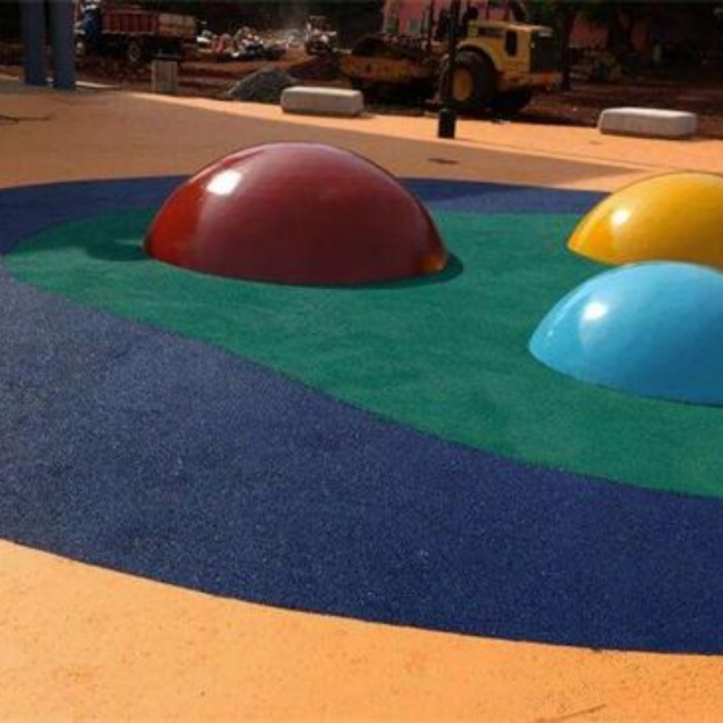 EPDM dark brown rubber granules حبيبات مطاطية بنية داكنة EPDM