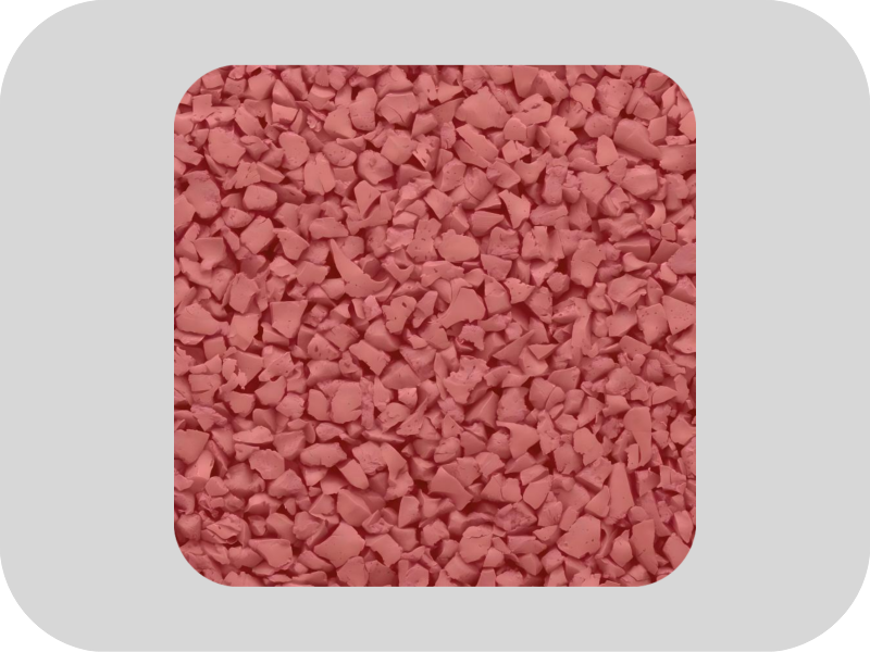 Environmentally friendly red EPDM rubber granules حبيبات مطاط EPDM حمراء صديقة للبيئة