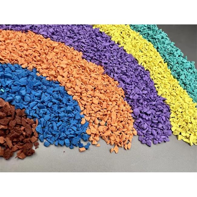 EPDM colored granules for outdoor sports granules EPDM gekleurde korrels voor buitensportkorrels