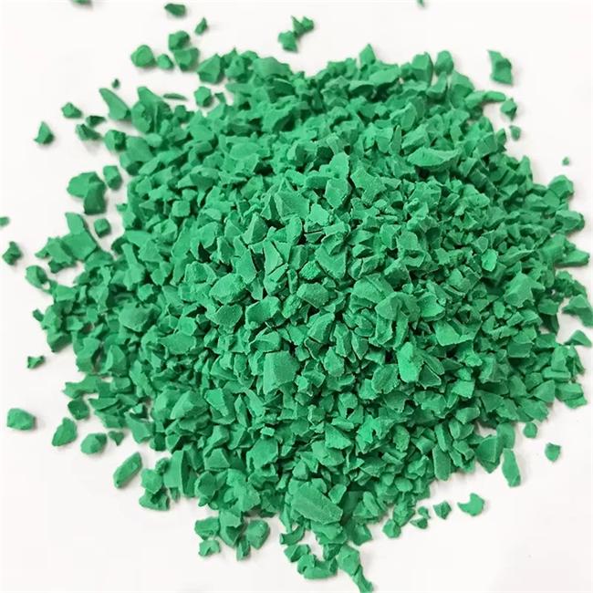 Green EPDM granules حبيبات EPDM الخضراء