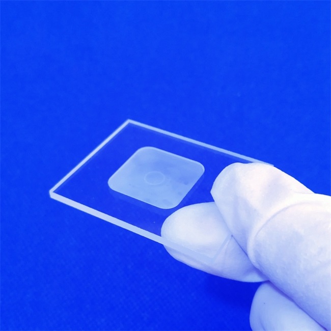 Quartz Glass Plate for Microscope System Plaque de verre de quartz pour système de microscope