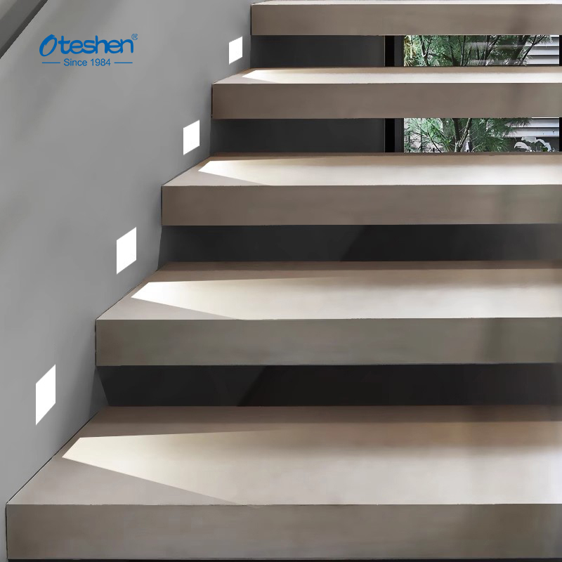 Trimless recessed LED step light model LBD5746-3, 3W 180 lumens, 75° beam angle, IP65 waterproof, aluminum+iron material, black white housing, dimension 116×90×57mm, 2-year warranty indoor outdoor stair lighting Trimlose ingeboude LED-staplig model LBD5746-3, 3W 180 lumen, 75° straalhoek, IP65 waterdig, aluminium+yster materiaal, swart wit behuising, afmeting 116×90×57mm, 2 jaar waarborg binnenshuise buite trapbeligting