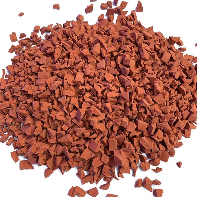 Red EPDM granules حبيبات EPDM الحمراء
