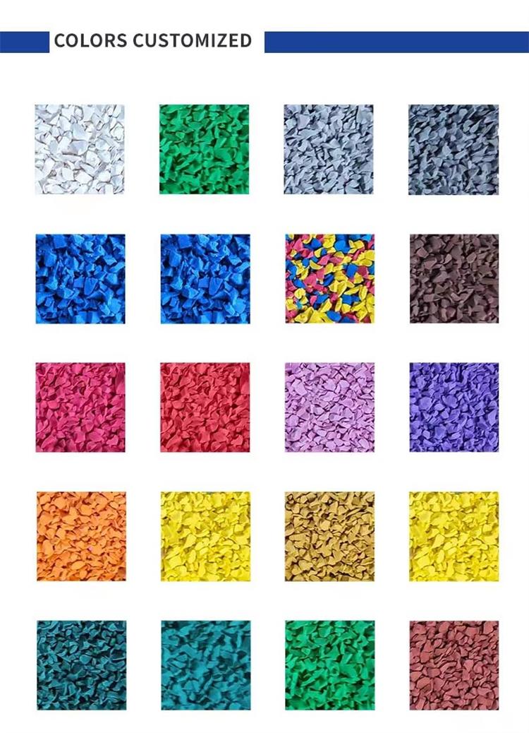 Colored EPDM granules حبيبات EPDM الملونة