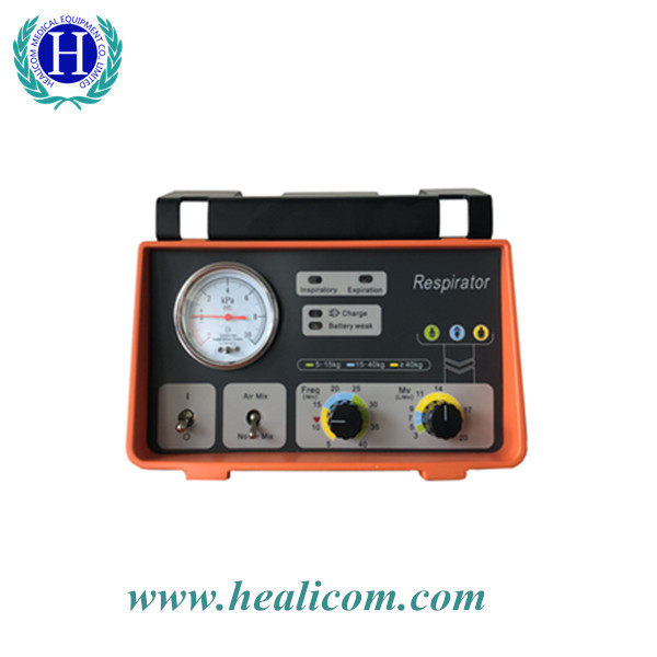 Ventilateur de transport d'urgence médicale HV-10 Plus