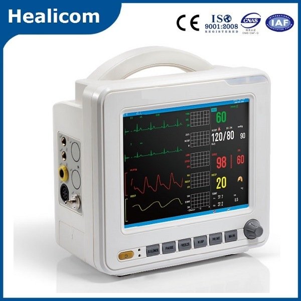Hm-8000f Monitor de paciente multiparámetro de 8,4 pulgadas aprobado por la CE