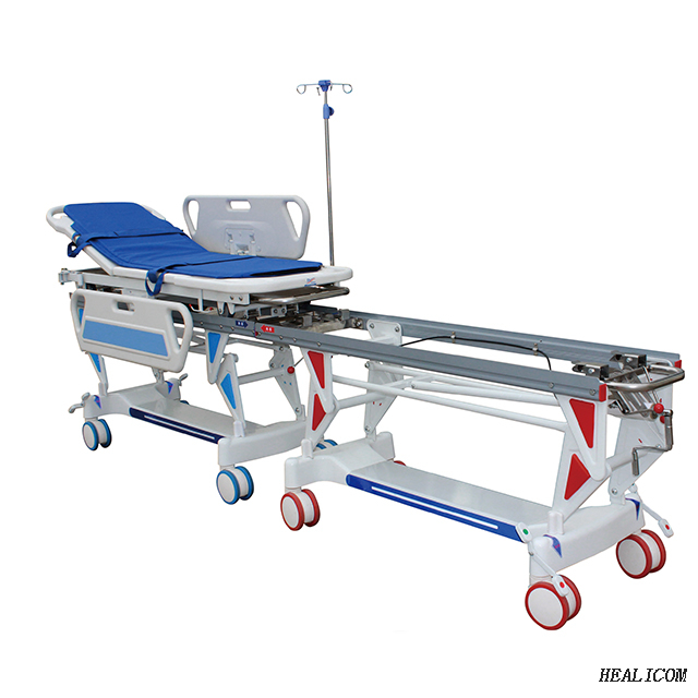 Lit de civière d'ambulance de civière de transport de patient médical professionnel pour enceinte et bébé