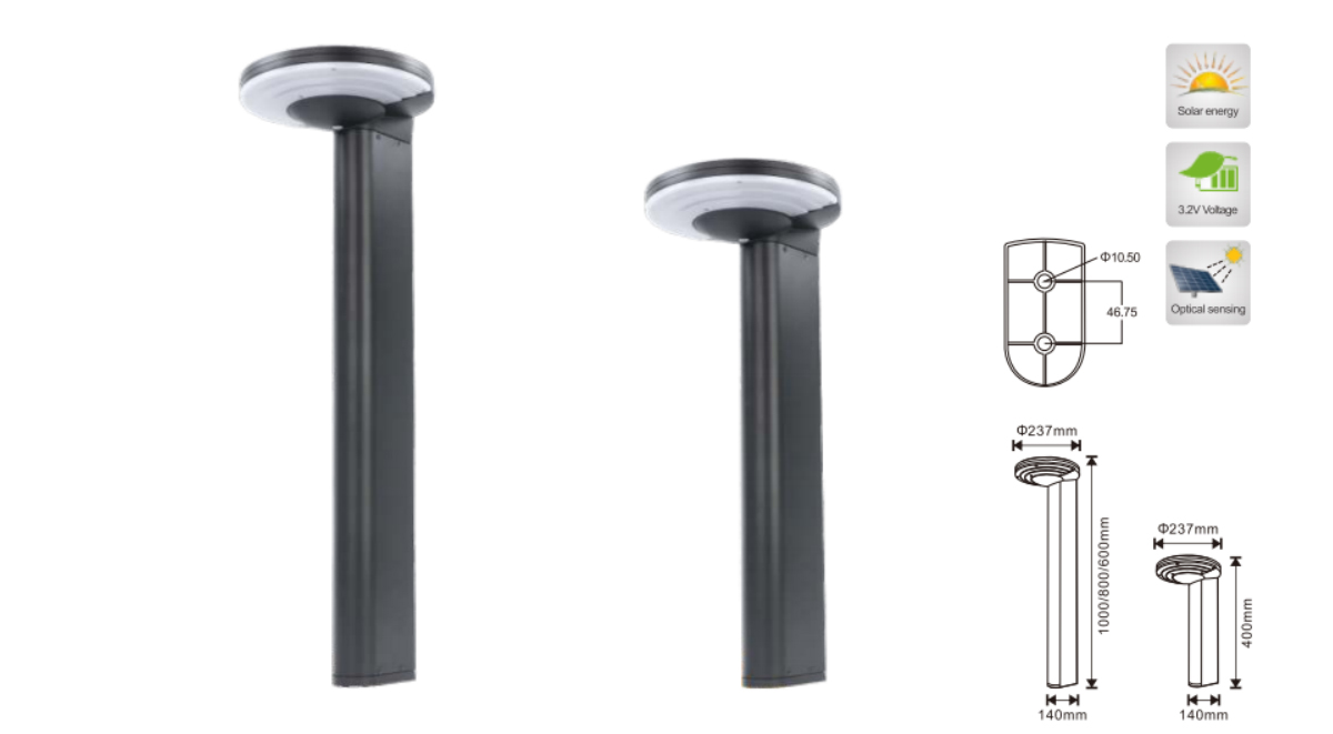 太阳能灯柱-Lake1