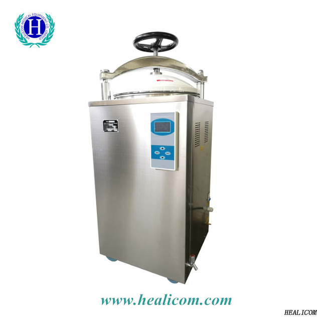 Hochwertiger 35L 50L 75L 100L HVS-HD Digital Display Automation Vertikaldruck-Dampfsterilisator