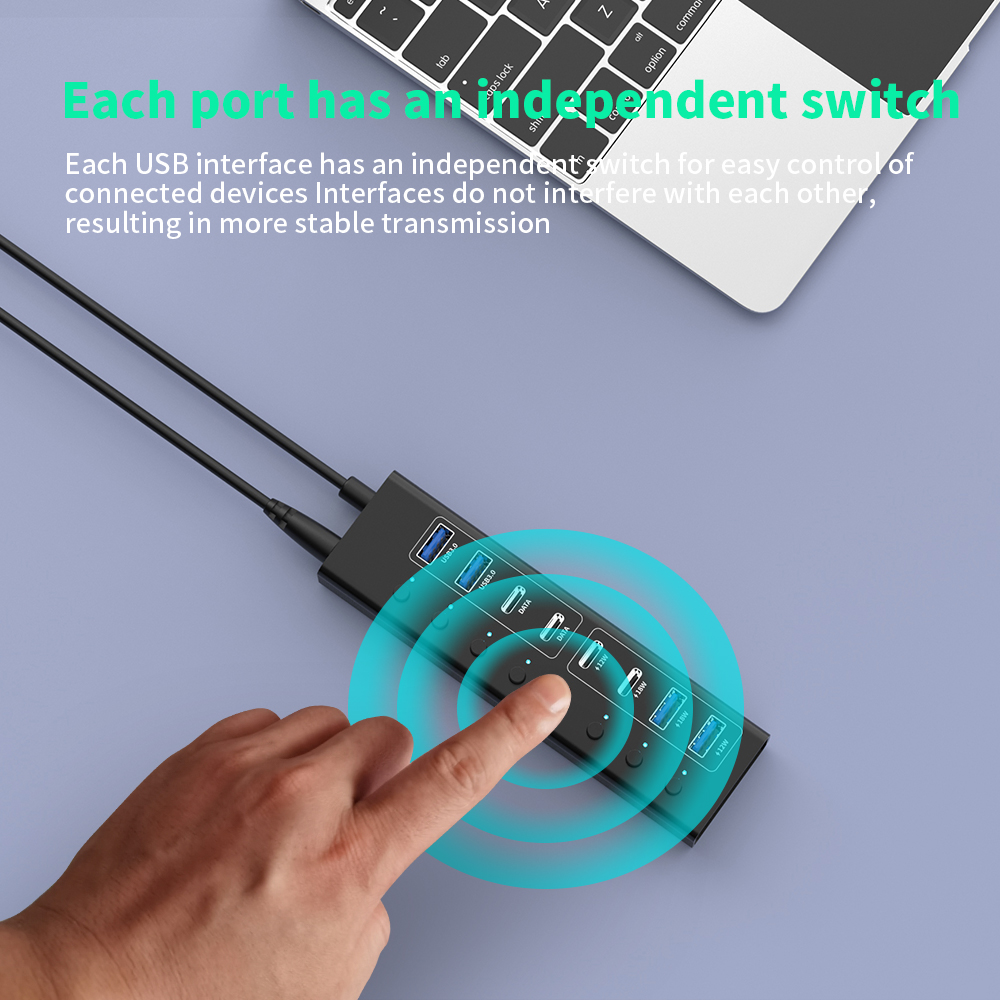 8 合 1 USB C 集線器