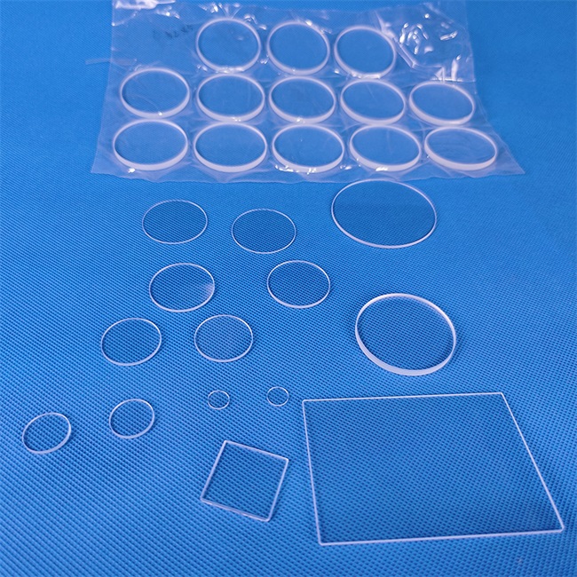 Spektroskopische Quarzglasplatte mit hoher Transmission