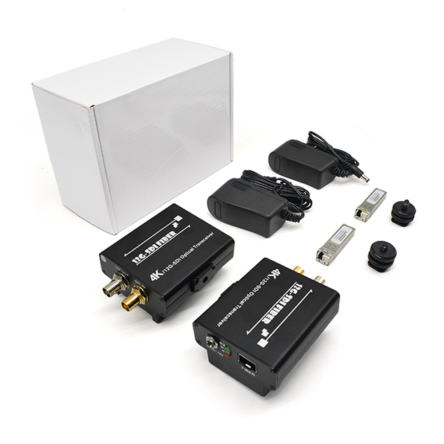 M-SD200A PRO 4K/12G двунаправленный удлинитель оптоволокна SDI
