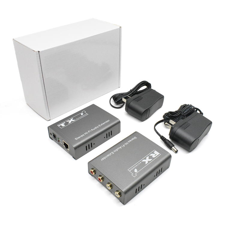 M-A202 双方向 Cat5e/6 RCA オーディオ エクステンダー