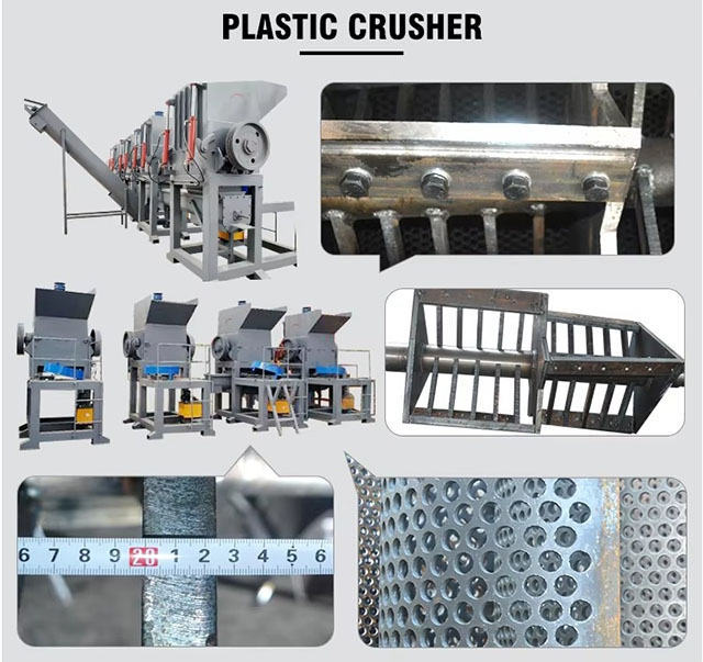 Plastik par&ccedil;alayıcı gran&uuml;lat&ouml;r i&ccedil;in plastik kırıcı makine