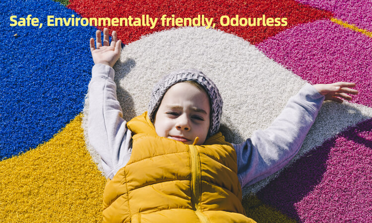 farvet kunstgr&aelig;s engros