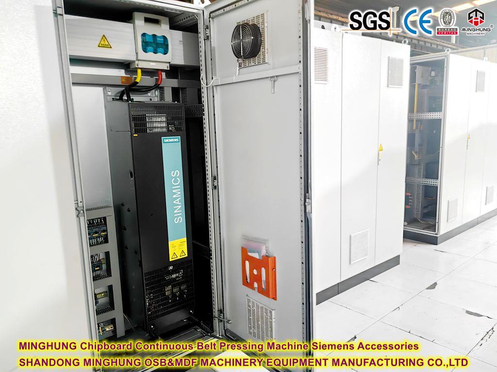 MINGHUNG Chipboard Mesin Penekan Tali Pinggang Berterusan Aksesori Siemens