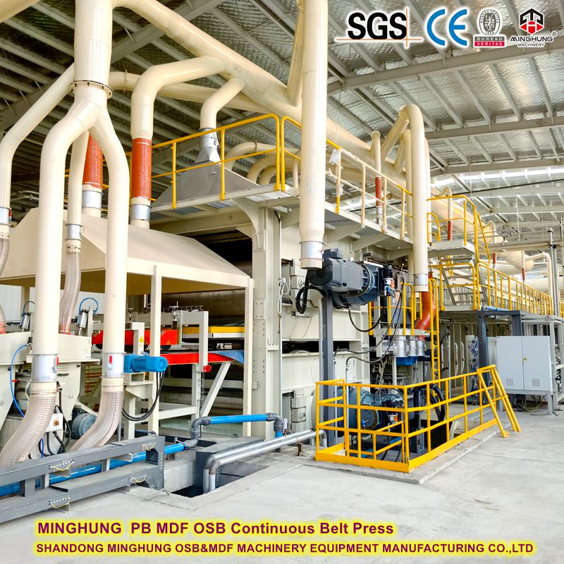 OSB бесперапынны істужачны прэс