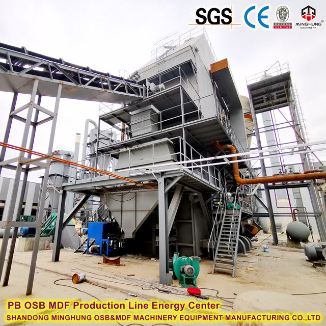 PB OSB MDF-iň önümçiligi üçin energiýa merkezi