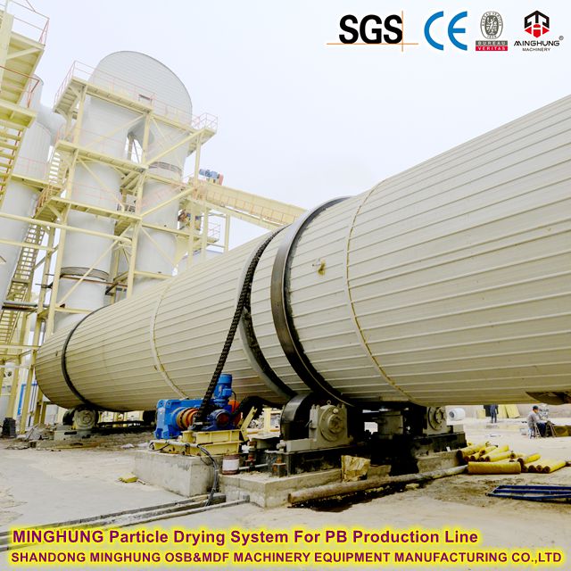 Syst&egrave;me de s&eacute;chage de particules MINGHUNG pour cha&icirc;ne de production de PB