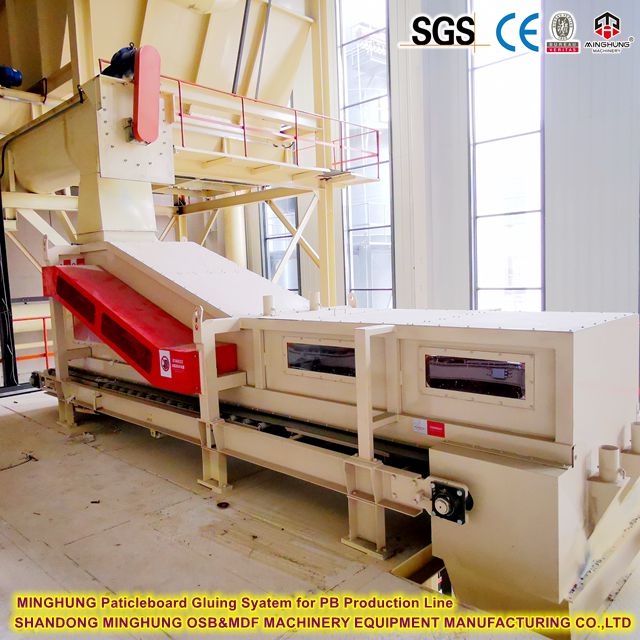 Sistem Pengeleman Chipboard untuk Lini Produksi PB