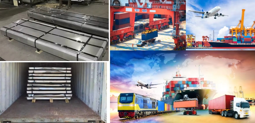 屋頂板包裝和運輸