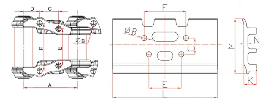 Bulldozer track shoe
