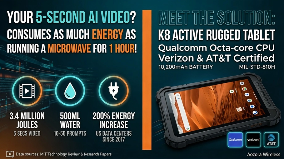 Innenansicht der Qualcomm Octa-Core-CPU in einem robusten Geh&auml;use.