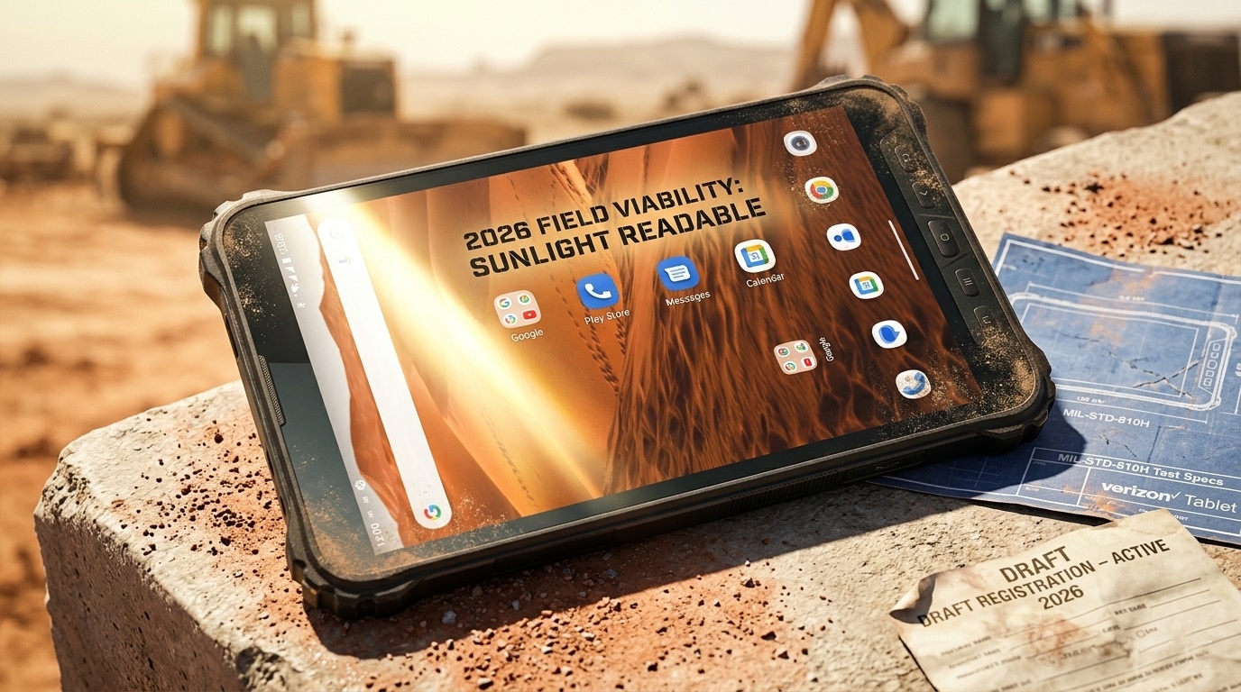 Tablette lisible au soleil Aozora K8 utilis&eacute;e dans la chaleur directe du Texas