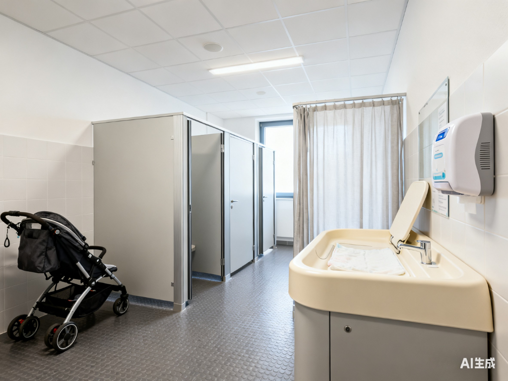 Baby Change Room an Europea