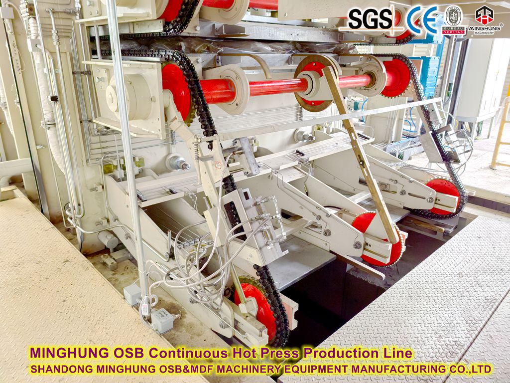 Minghung OSB Пастаянная вытворчая лінія гарачай прэсы