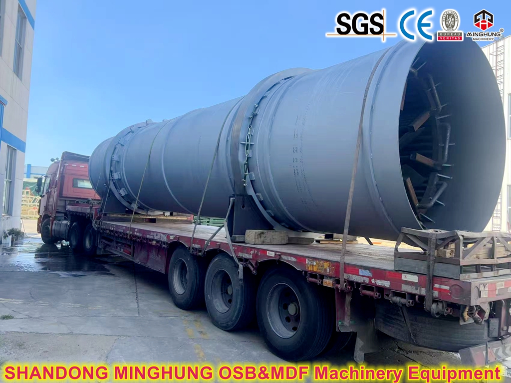 S&eacute;cheur &agrave; tambour rotatif pour la production de MINGHUNG OSB MDF PB