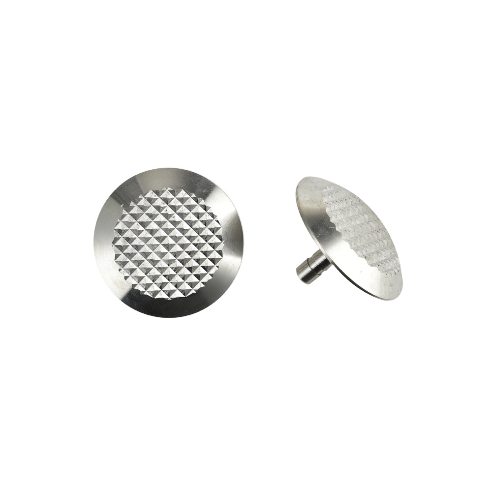 Indicatore tattile piramidale antiscivolo per pavimentazione in acciaio inossidabile RY-DS107