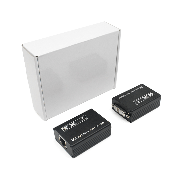 【M-D30】Несжатый звук, удлинитель DVI Cat5e/6 без питания