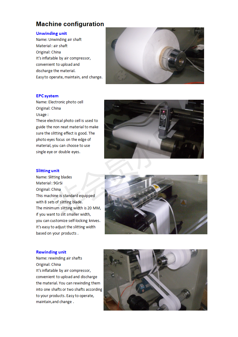 Details zur Schneidemaschine